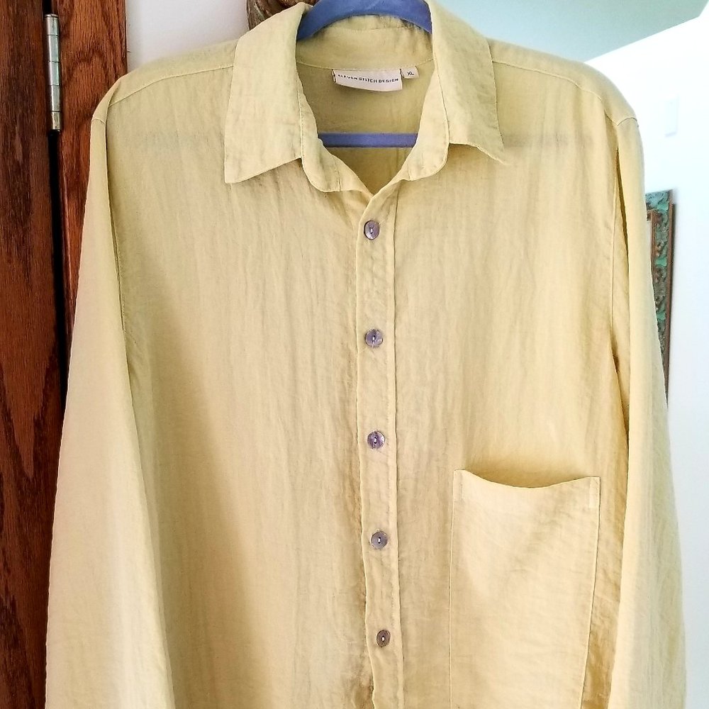 Eleven Stitch Design Light Green Top